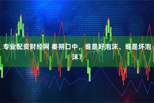 专业配资财经网 秦朔口中，谁是好泡沫、谁是坏泡沫？